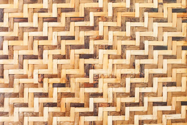 Bambu trä väva textur bakgrund — Stockfoto