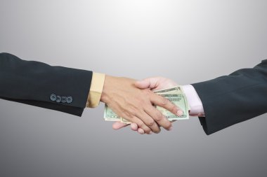 işadamı el ve yolsuzluk kavramı için diğer para