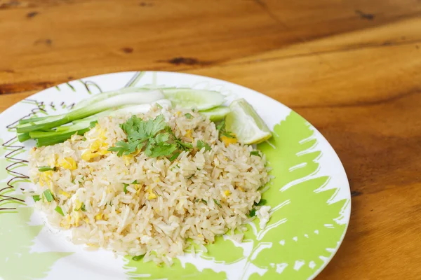 Tajlandia tradycyjnych potraw, smażony ryż — Zdjęcie stockowe