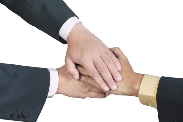 Business Hand in Hand für Teamwork-Konzept — Stockfoto