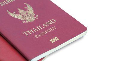 tablo üzerinde Tayland pasaportu