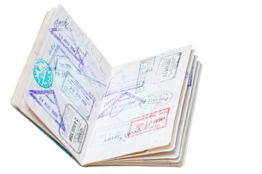 pasaport pul seyahat kavramı arka planı için