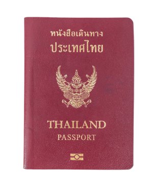 tablo üzerinde Tayland pasaportu