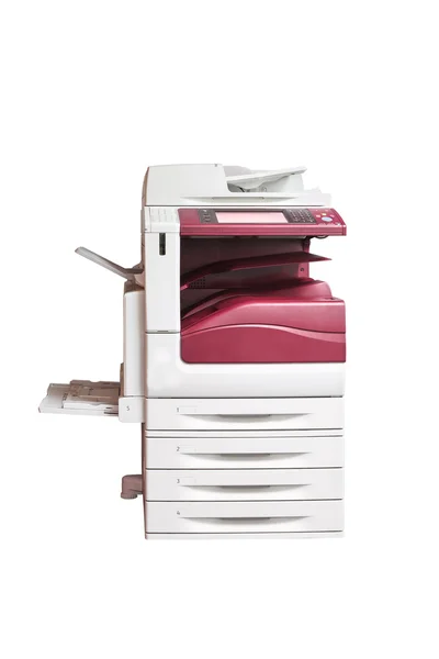 Wielofunkcyjna drukarka laserowa, skaner, xerox, na białym tle na b biały — Zdjęcie stockowe