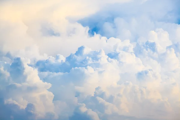 Blue sky and big clouds abstract — Stock Photo, Image