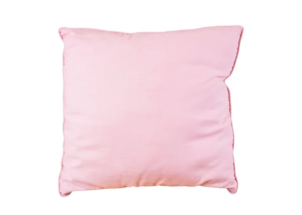 Pink pillow on white background — Stock Photo, Image