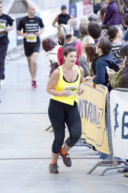 Varşova, Polonya, 30 Eylül: 34 üzerinde tanımlanamayan koşucular. Varşova maraton 30 Eylül 2012, Varşova, Polonya
