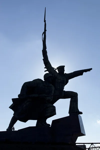 SEVASTOPOL, UCRANIA - 25 DE OCTUBRE DE 2012: Monumento de la defensa de Sebastopol en la Segunda Guerra Mundial 1941-1942 años Sebastopol, Crimea, Ucrania en 25 Octubre 2012 —  Fotos de Stock