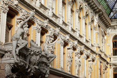 Odessa, Ukrayna - 4 Kasım: parçası art nouveau geçiş geçiş otelde 4 Kasım 2012 tarihinde odessa, Ukrayna.