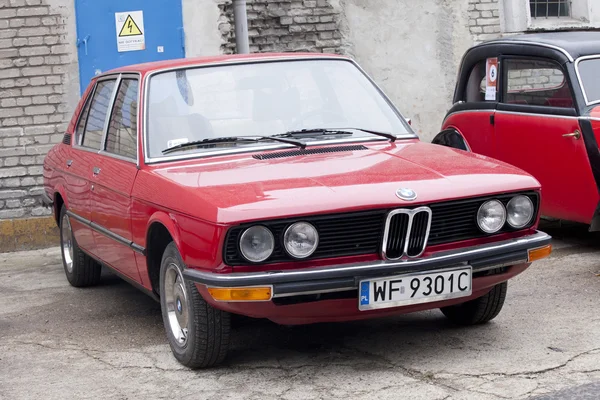 WARSAW - September 28: Old BMW car on Oldtimers meeting.September 28, 2013 in Warsaw, Poland. — Stock Photo, Image