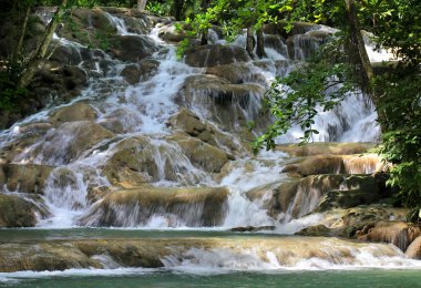 Jamaica Dunn's River Falls clipart