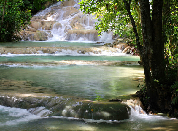 Dunn's River Falls, Jamaica.