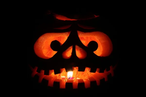 A vigyorgó jack o lantern — Stock Fotó