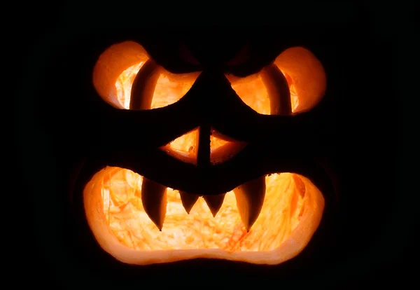 A vigyorgó jack o lantern — Stock Fotó