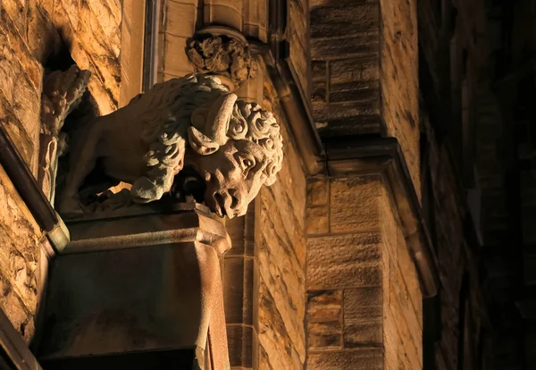 Escultura de calcário de um búfalo . — Fotografia de Stock