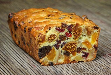 meyve ile ev yapımı kek