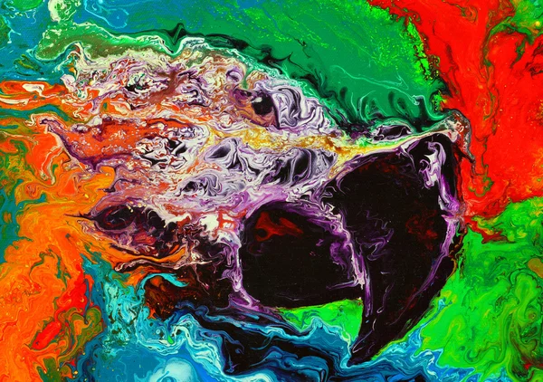 Abstract original painting of a parrot. — Stock Photo, Image