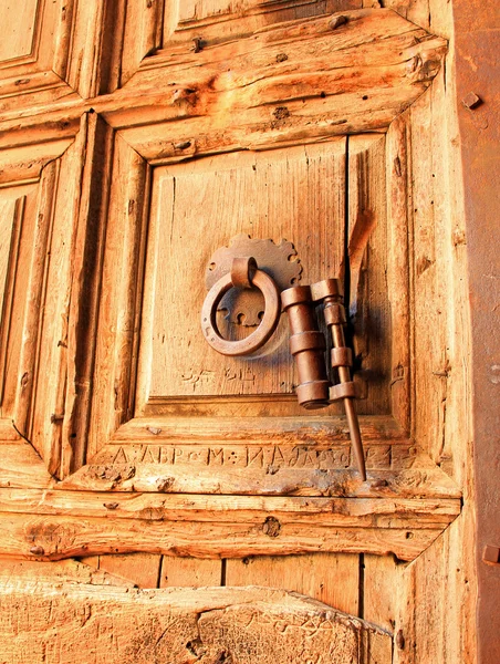 Porta para templo do Santo Sepulcro — Fotografia de Stock