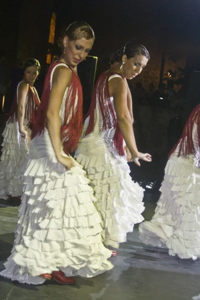 タラヴェラ、スペイン語、フラメンコのダンスの祝祭都市 — ストック写真