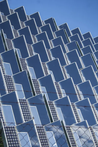 Solar panels, plancas solares — Stock Photo, Image