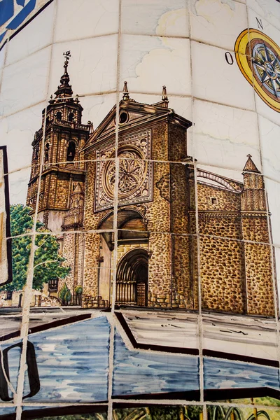 Talavera cerâmica, pintura de azulejos Colegiado — Fotografia de Stock