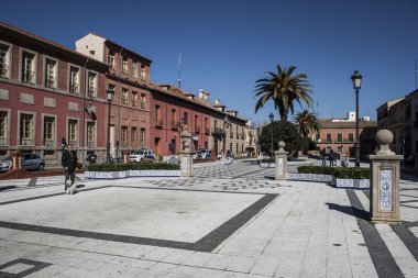 Plaza Mayor Square of Talavera, Toledo, called Plaza del Pan clipart