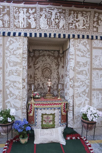 Feast of Corpus Christi, Lagartera, Toledo, Spain — Stock Photo, Image