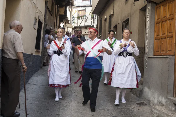 A dança Las Italianas de Garganta La Olla, Cáceres, Extremadur — Fotografia de Stock
