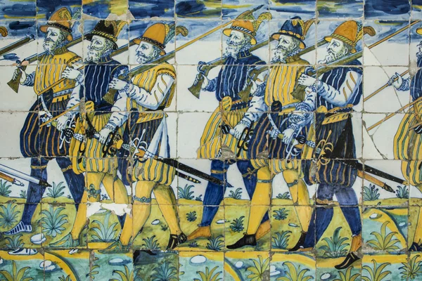 Cerámica Talavera, azulejos Basílica del Prado, Talavera de la Reina — Foto de Stock