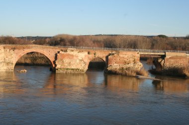 Roman Bridge Talavera de la Reina, Rio Tajo, clipart