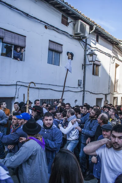 Villanueva de la Vera, Cáceres, O Carnaval é Peropalo — Fotografia de Stock