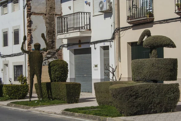 Gardens Losar de la Vera, Caceres, Extremadura, Spain, — Stock Photo, Image