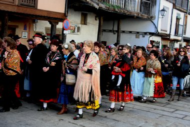 Shrove Salı, villanueva de la vera, caceres, extremadura, İspanya