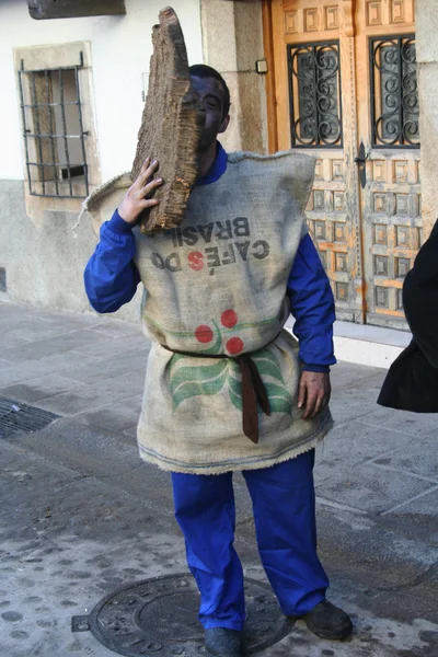 Shrove Tuesday, El Peropalo,  Villanueva de la Vera, Caceres, Extremadura, Spain — Stock Photo, Image