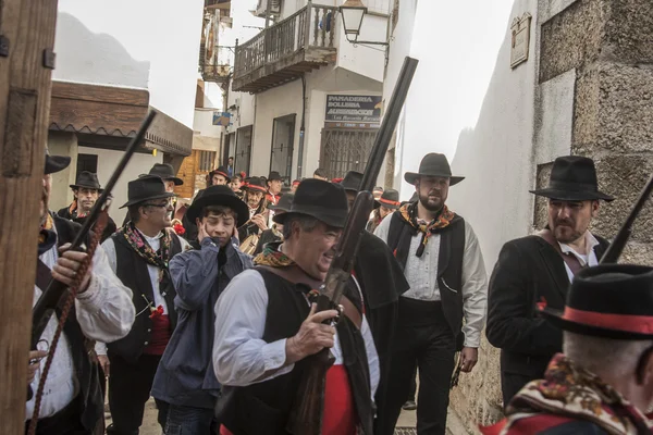 Shrove Tuesday, Villanueva de la Vera, Cáceres, Extremadura, España — Foto de Stock