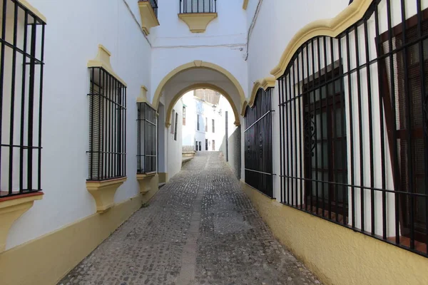 Old Building Street City Ronda Malaga Spain — Stock Photo, Image