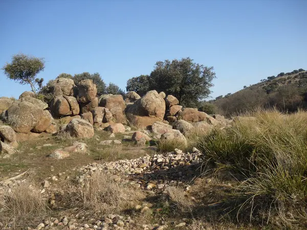 Güzel Doğa Manzarası Los Navalucillos Toledo Spanya — Stok fotoğraf