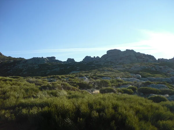 Spanya Nın Gredos Kentindeki Güzel Dağ Manzarası — Stok fotoğraf