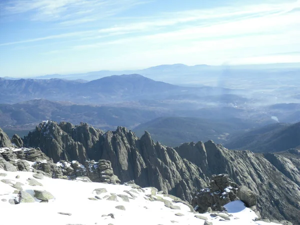 Pohled Hory Gredos Španělsko Galayos — Stock fotografie