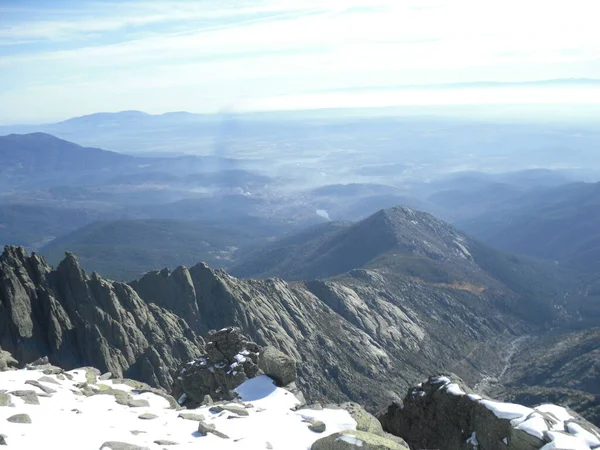 Pohled Hory Gredos Španělsko Galayos — Stock fotografie