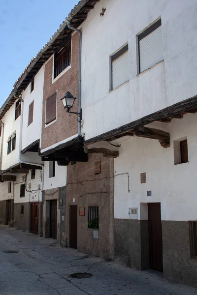 Fachada Uma Casa Vera Estremadura — Fotografia de Stock