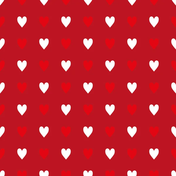 Jasné Pozadí Červenými Bílými Srdci Pozadí Pro Valentýna Nápis Nebo — Stockový vektor