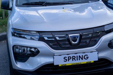 Galati, Romania - September 15, 2021: 2021 Electric Dacia Spring