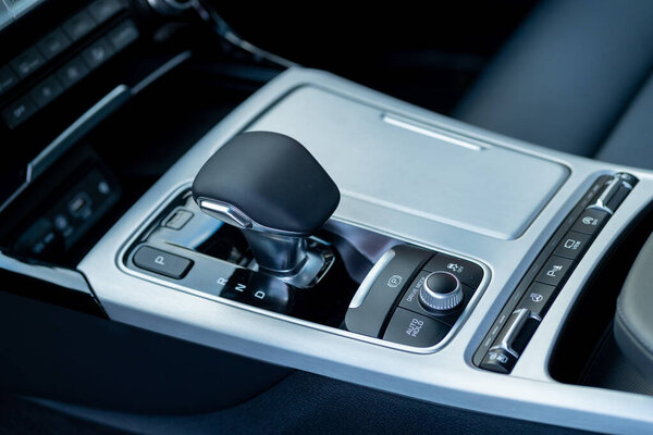 Galati, Romania - September 15, 2021: 2021 Kia Stinger GT interior view