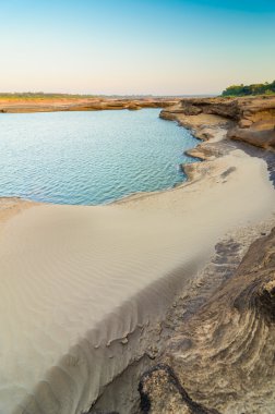 sampanbok mekong Nehri, ubon ratchathani, thailand