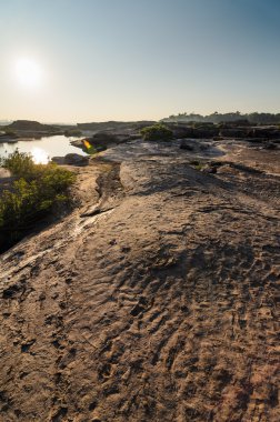 sampanbok mekong Nehri, ubon ratchathani, thailand