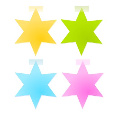 Sarı ve yeşil kağıt notları