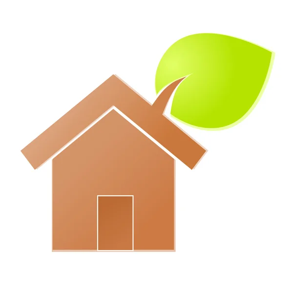 Environment home icon — Stock Vector