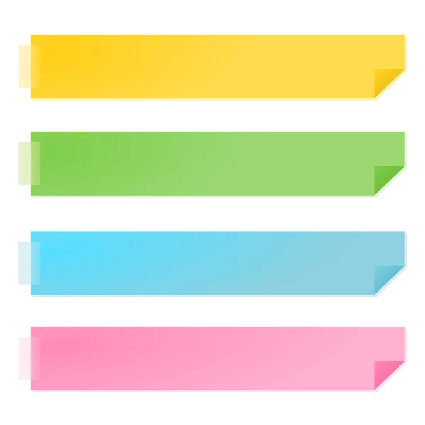 Sarı ve yeşil kağıt notları