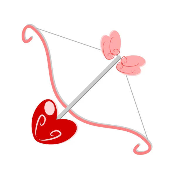 Heart arrow vector — Stock Vector